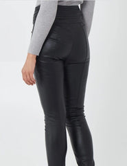 Coated High Rise Jeans