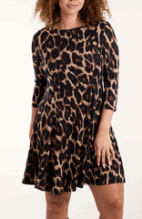 Animal Print Mini Dress