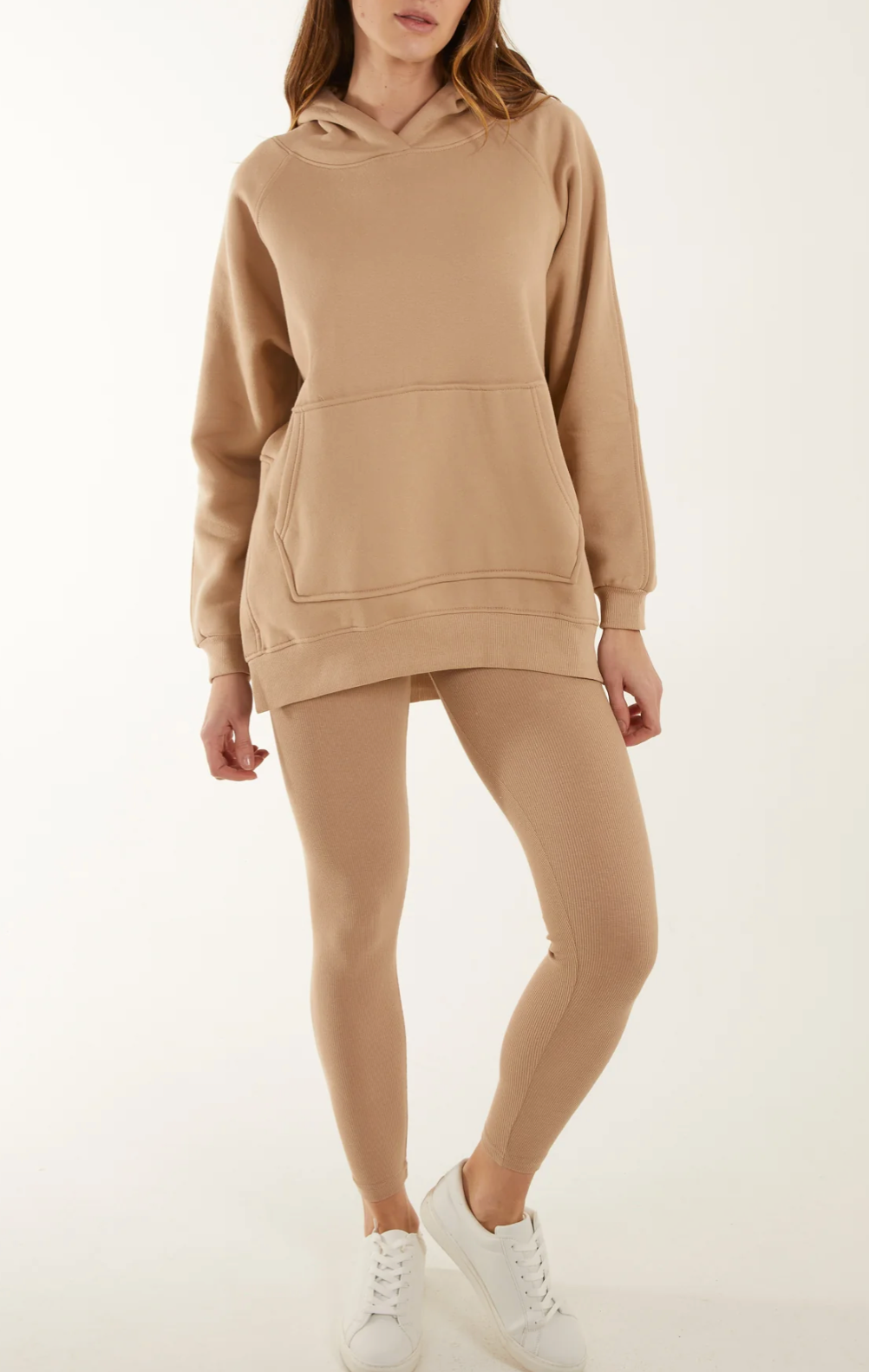 Hailey Ribbed Hoodie and Leggings Coord Set