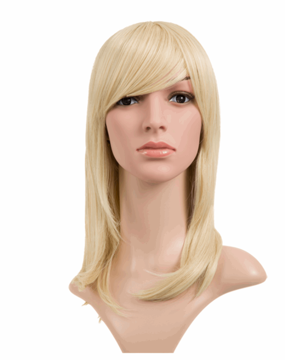 Jessica Medium length Straight Layer cut Synthetic full head wig - Startoff UK Boutique