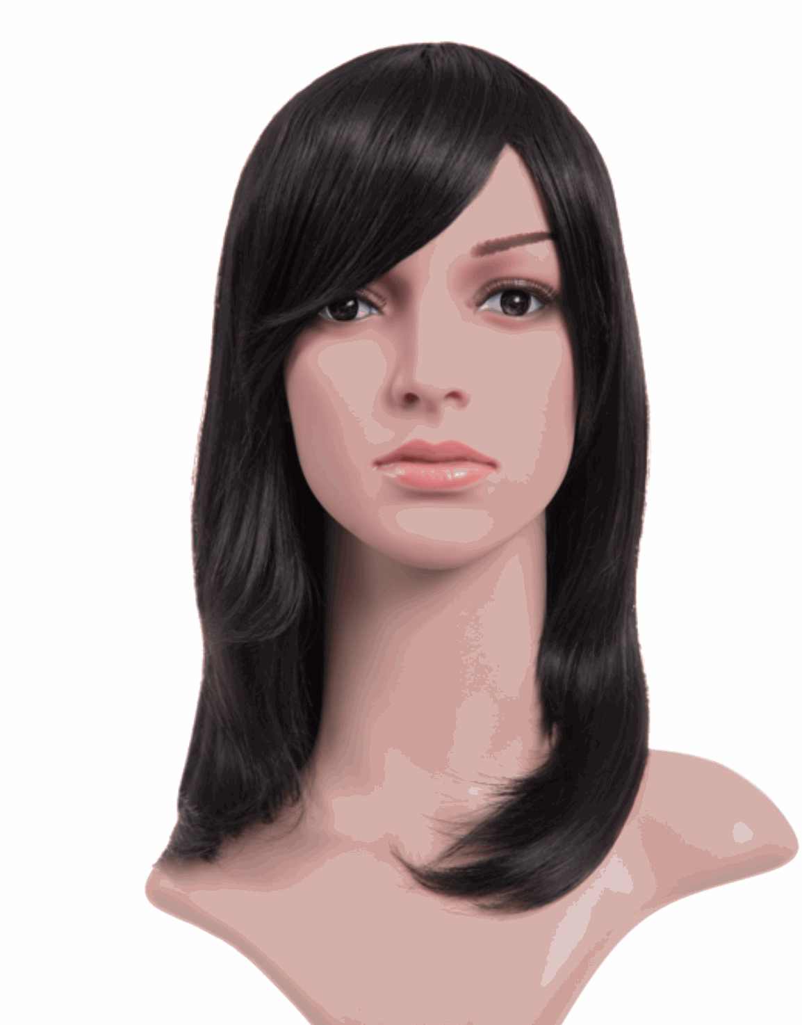 Jessica Medium length Straight Layer cut Synthetic full head wig - Startoff UK Boutique